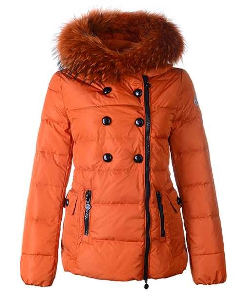 moncler herisson fashion 여자 재킷 짧은 오렌지 – 저렴한 Moncler 자켓 및 코트 온라인 판매